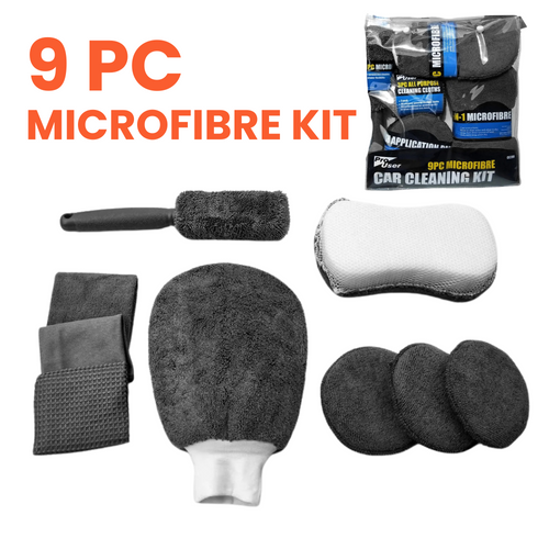 9 PC MicroFiber Cleaning Kit