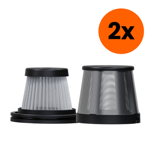 2 Sets of Steel & HEPA Filters